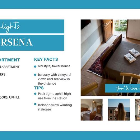Liersena Sea View Mini Villa With Ac Manarola Exterior foto