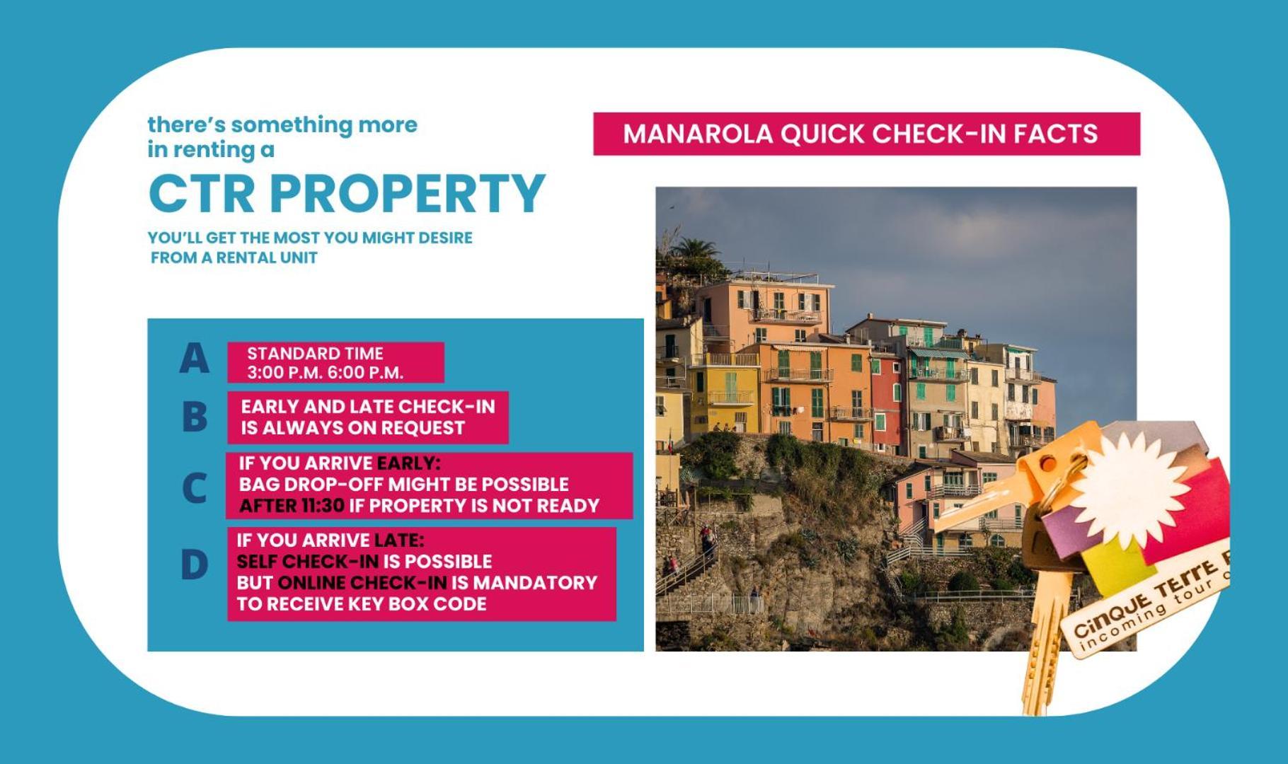 Liersena Sea View Mini Villa With Ac Manarola Exterior foto